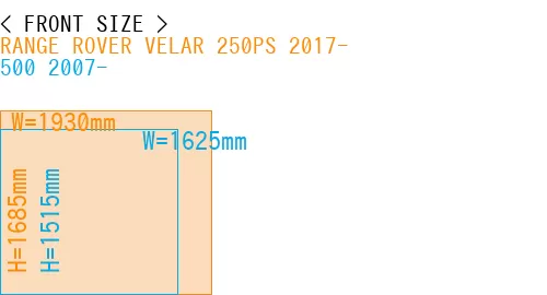 #RANGE ROVER VELAR 250PS 2017- + 500 2007-